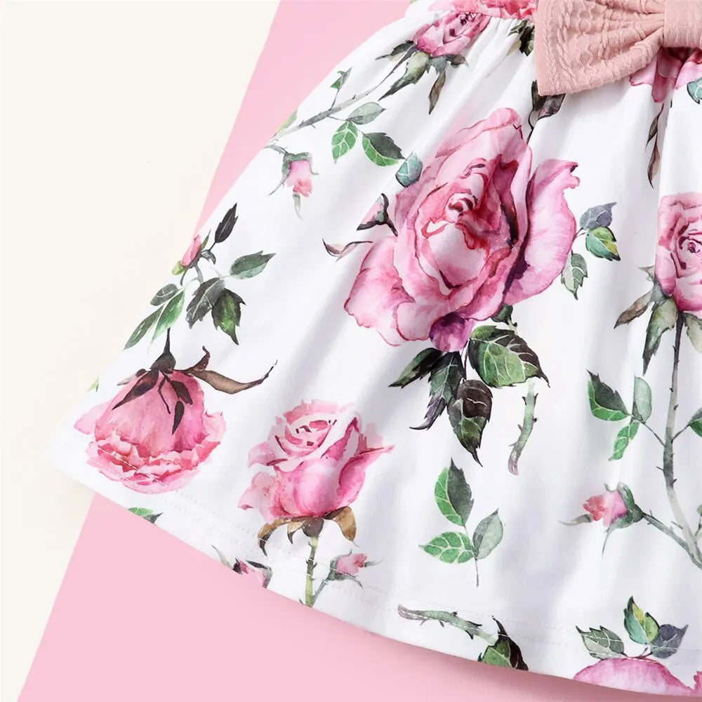 Baby Girl Floral Dress and Coat Set