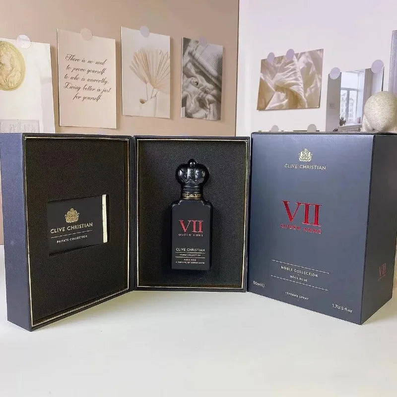 Clive Christian Unisex Perfume 50ml Long Lasting Blonde Amber Fresh Fragrance Jasmine Rose Sandalwood Amber Musk Elegant Scent