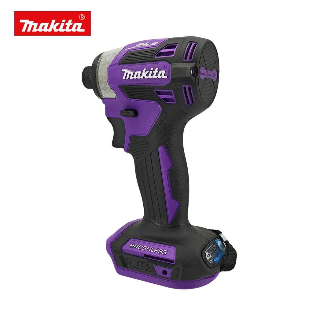 Makita DTD173 180Nm Violet Brushless Drill Power Tool for Home Improvement And DIY Electric Wood/Bolt/T-Mode