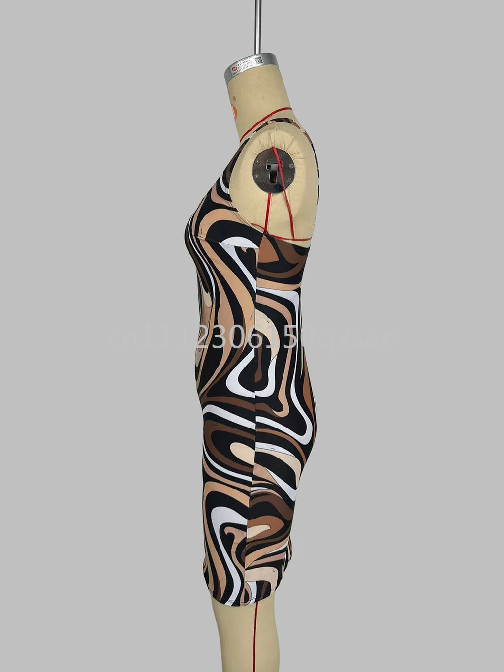 2026 Fashion Design Women's Brown Dresses with Letter Signature Logo Classic Brand Lady Skirts Beachwear Swimwear