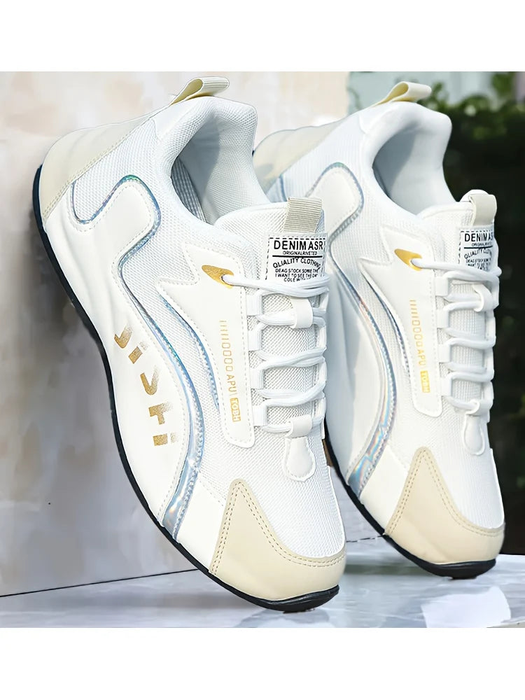 Pair Breathable Men's Training Shoes with Height Increase, Lace-up, Comfortable, Lightweight,