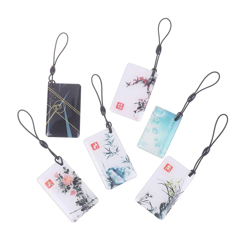 New 10Pcs 13.56Mhz IC Card TTlock BLE Electronic Smart Door Lock Card Digital Smart Fingerprint Locks Unlock Small RFID Card
