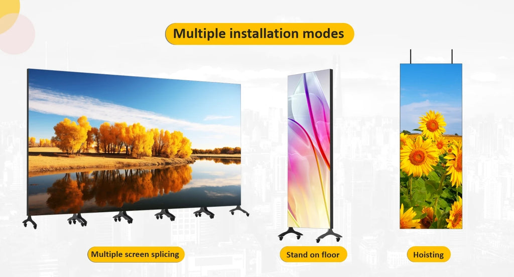 Mds Intelligent Double-Sided Screen LED Display Seamless Splicing Cluster Management with Split Display Window