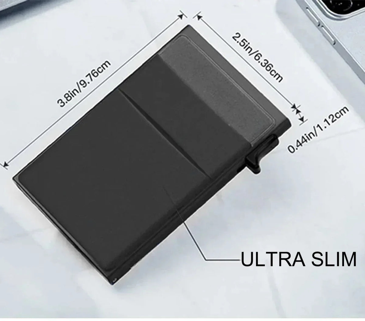 Engraved Rfid Credit Card Holder Smart Wallet Customized Slim Metal Pop Up Personalized Bank Cardholder Wallets for Men Women