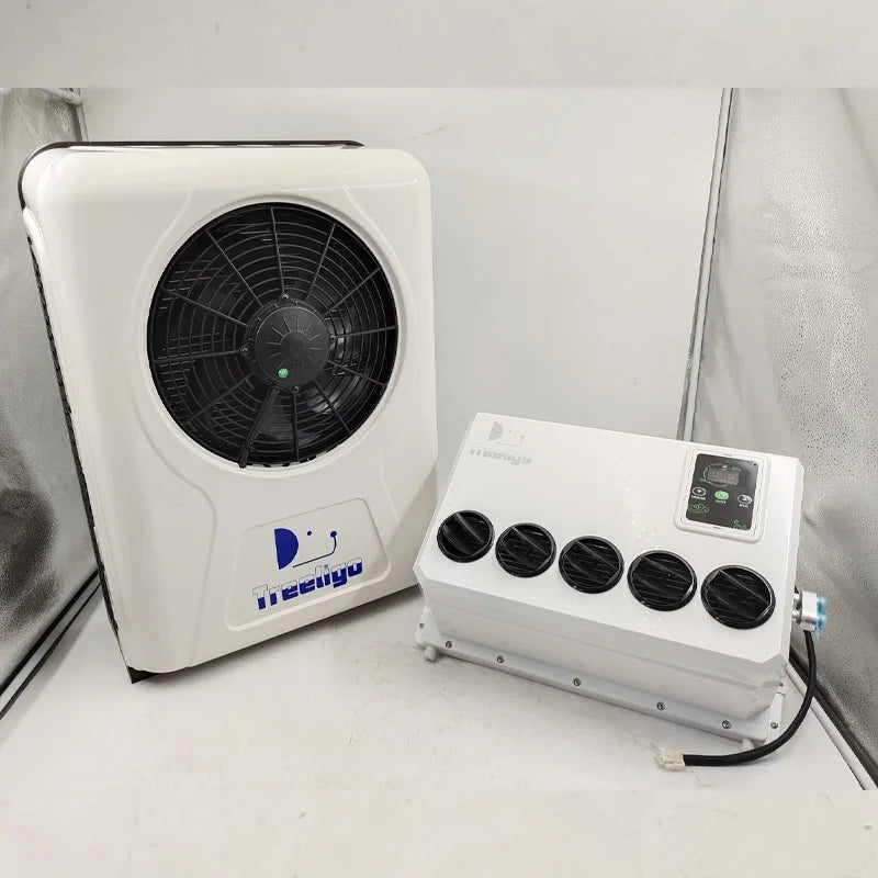 12/24 V 960w Auto Electric Air Conditioner Semi Truck Ac Camper Cooler Electric Split Air Condition for Marine Vessels,RV