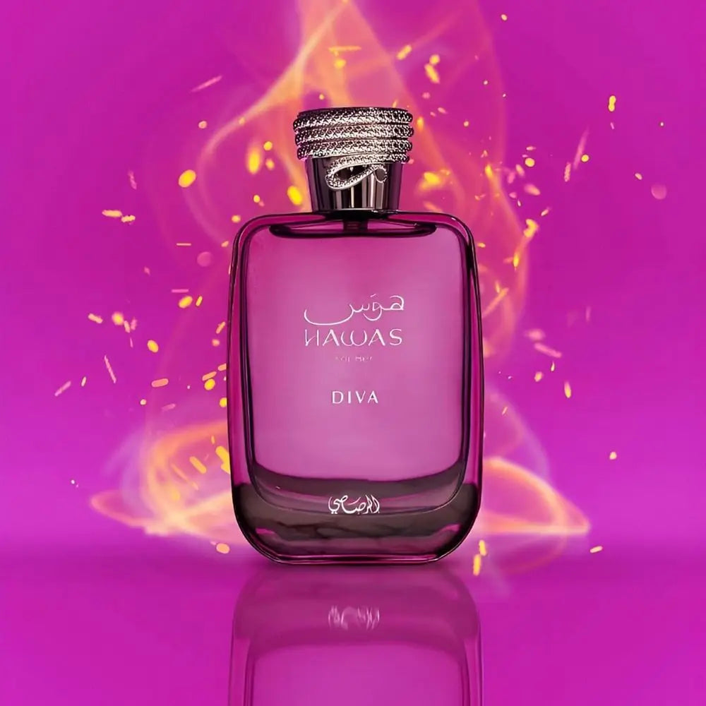 Women Perfume Gift Set, Hawas Diva & Vulcan Baie Eau De Parfum 100ml Each,Long‑Lasting Floral Fruity Oriental Scent,Luxury Arabian Fragrance Gift Box For Her Dating Holiday Present