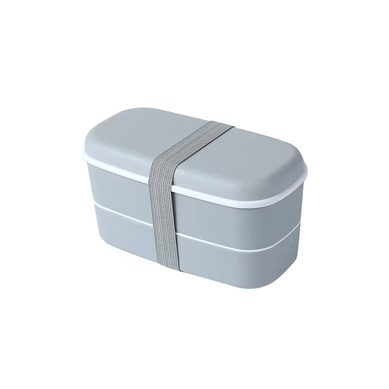 New Portable Leak-proof Food  Double-layer Bento Box Lunch Box  Lunch Box for Kids Food Container Food Storage Snack
