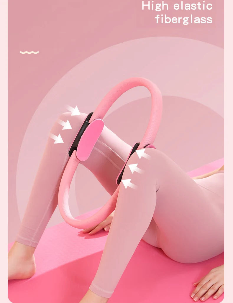Yoga Pilates Ring Magic Circle Women Resistance Home Workout Back Thin Legs Shaping Postpartum Pelvic Floor Muscle Training
