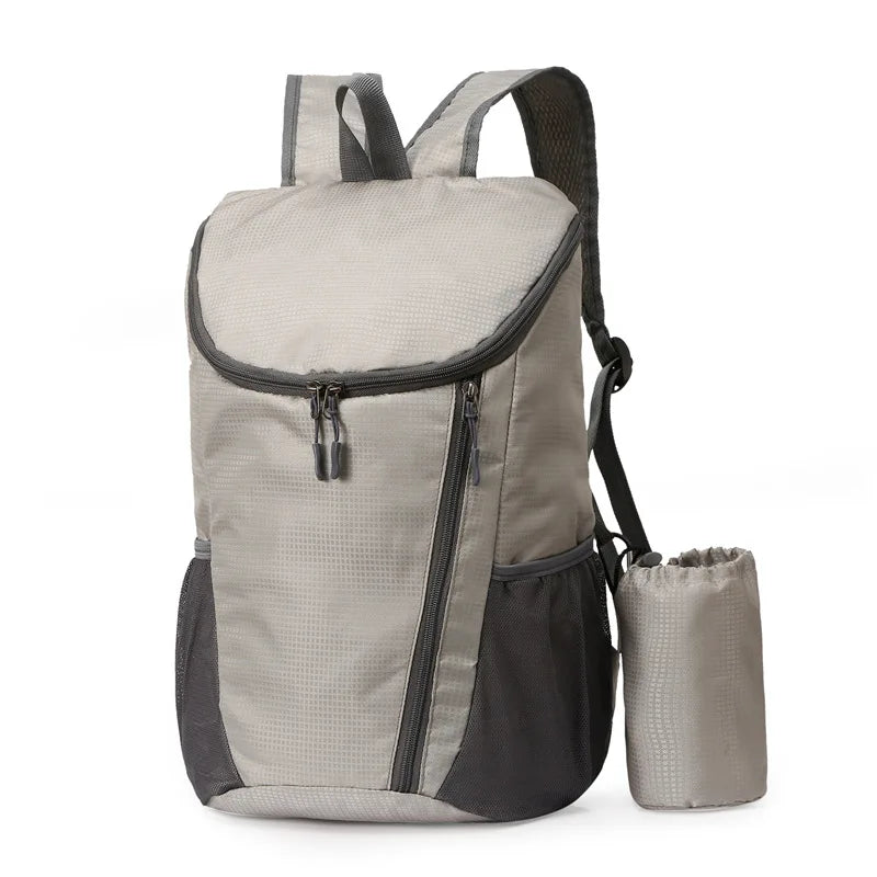 20L Foldable Ultralight Backpack Portable Waterproof Unisex Outdoor Mountaineering Cycling Travel Hiking Camping Sports Bag