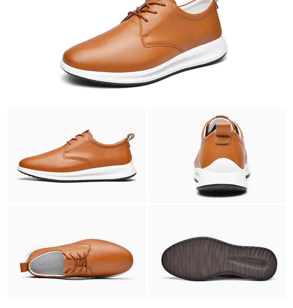 High-end genuine leather men shoes outdoor casual sneakers fashion business shoes for men zapatillas hombre sapato