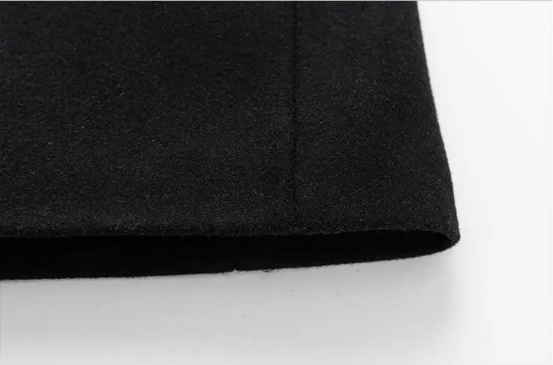 New Men Woolen Business Casual Trench Coats Man Long Jackets Winter Overcoats Male Cashmere Trench Coats Woolen Blends Coats 5XL
