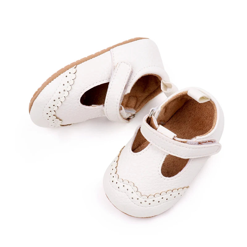 Baby Girl Sandal for Spring and Autumn 0-9-18 Months 11cm/12cm/13cm soft PU and TPR Anti-slip Hollow Breathable 2023 New Fashion