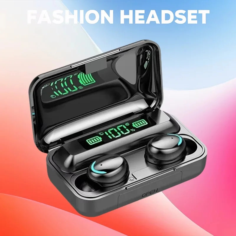 TWS Wireless Bluetooth 5.0 Earphones LED Display Sport Headset Power Display Waterproof For iPhone/Xiaomi/Huawei Sport Accessory