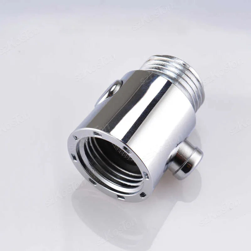 ABS Shower Head Arm Diverter Valves Bidet Sprayer Head Water Shut Off Angle Valve Flow Regulator Stop Switch Bathroom Accessory