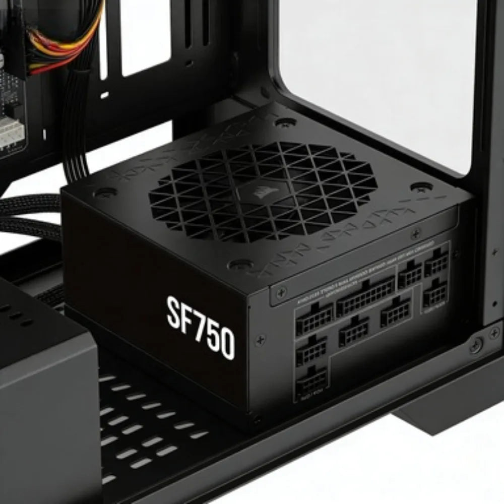 Fully Modular SFX Power Supply 750W 80 Plus Platinum Low Noise ATX 3.1 PCIe 5.1 Ready Small Form Factor with SFX to ATX