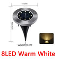 Solar Lights Outdoor Disk Underground Lamp Spotlight Buried Solar Light for Home Garden Lawn Yard Decoration