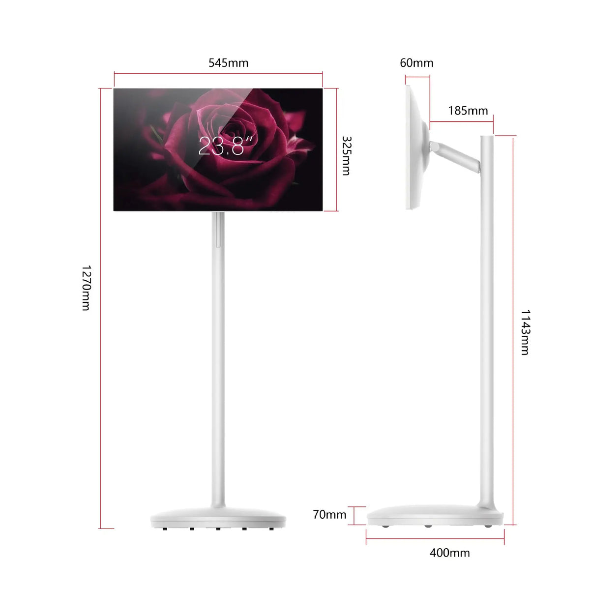24-Inch mobile heart screen smart high definition wireless screen projection live all-in-one machine touch girlfriend  nesting