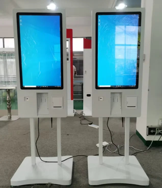32-inch Self-service Kiosk: Touchscreen For Food Ordering And Restaurant Management