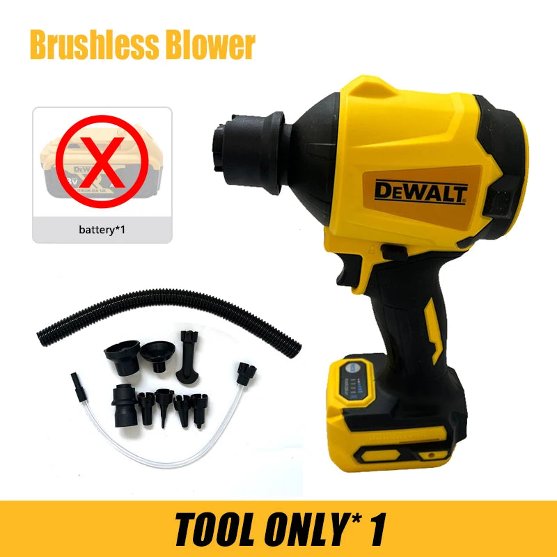 DEWALT Brushless Cordless Power Tools Kit Impact Driver Grease Gun Angle Grinder Blower Reciprocating Saw Bare Tool Only