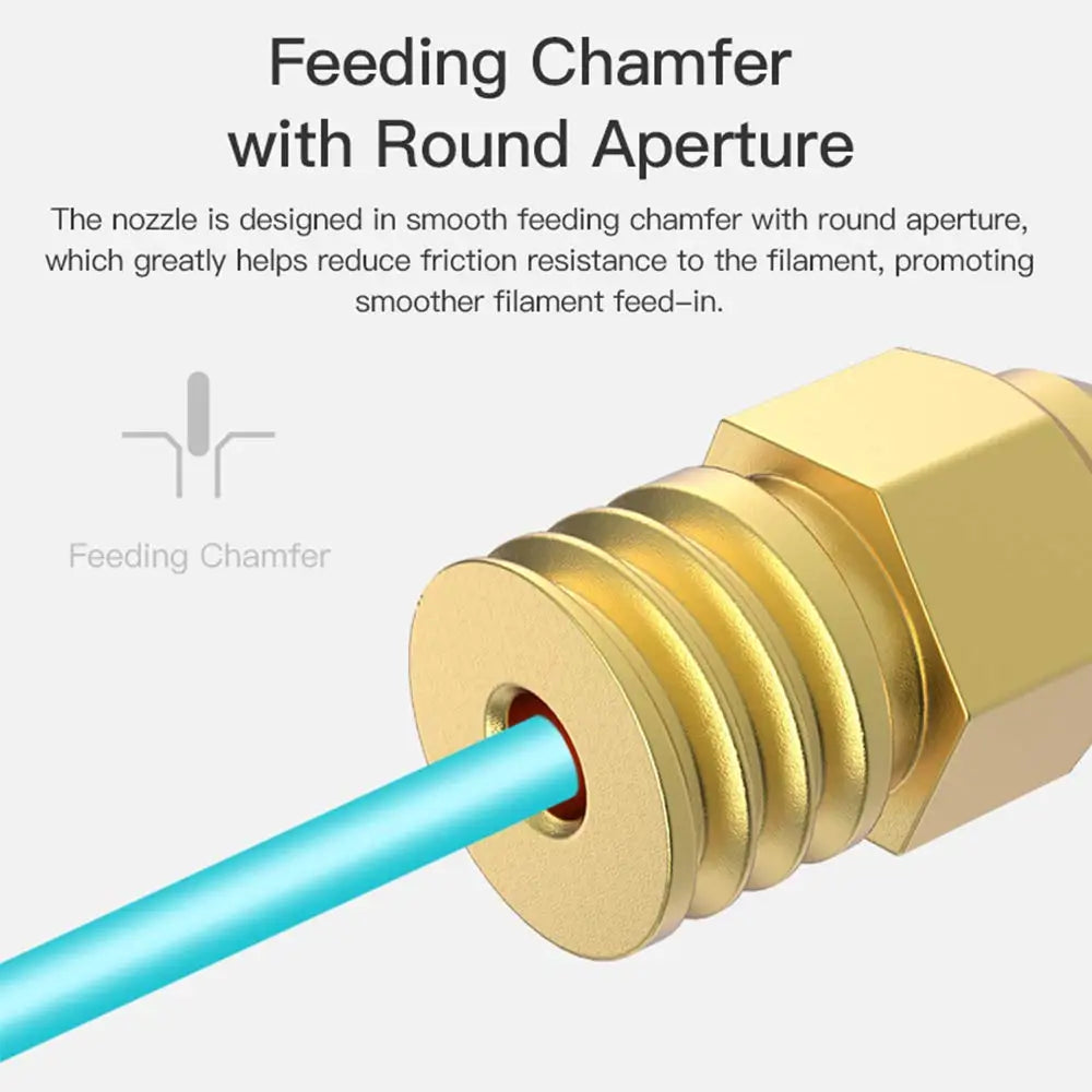 Creality Original CR-6 SE/Ender 3 S1 Brass Nozzles Hotend Extruder Nozzles forEnder 3 S1 Pro/S1 Plus/V2 Neo/Neo 3D Printer Parts