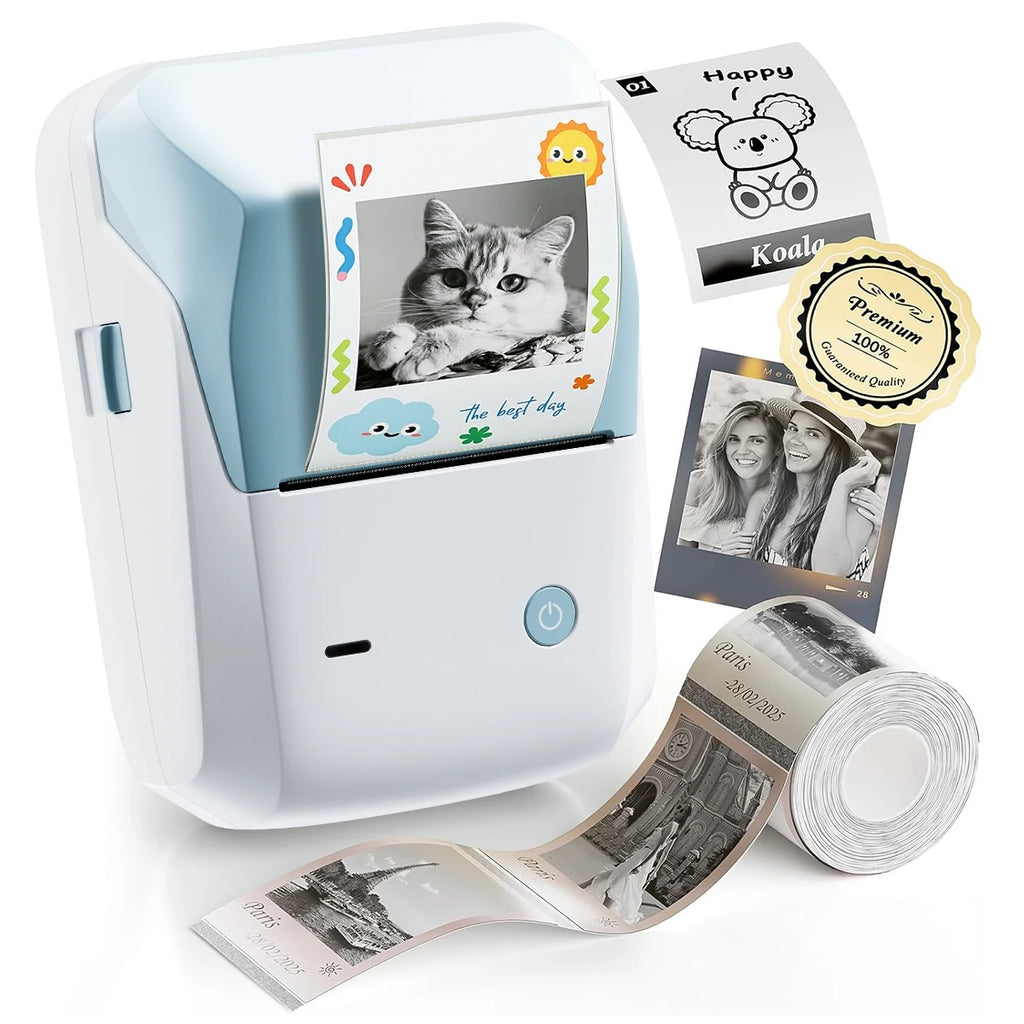 300dpi Portable Niimbot B1 PRO Wireless Label Printer Adhesive Sticker Labeling Machine DIY 20-50mm Labels Maker for Office Home