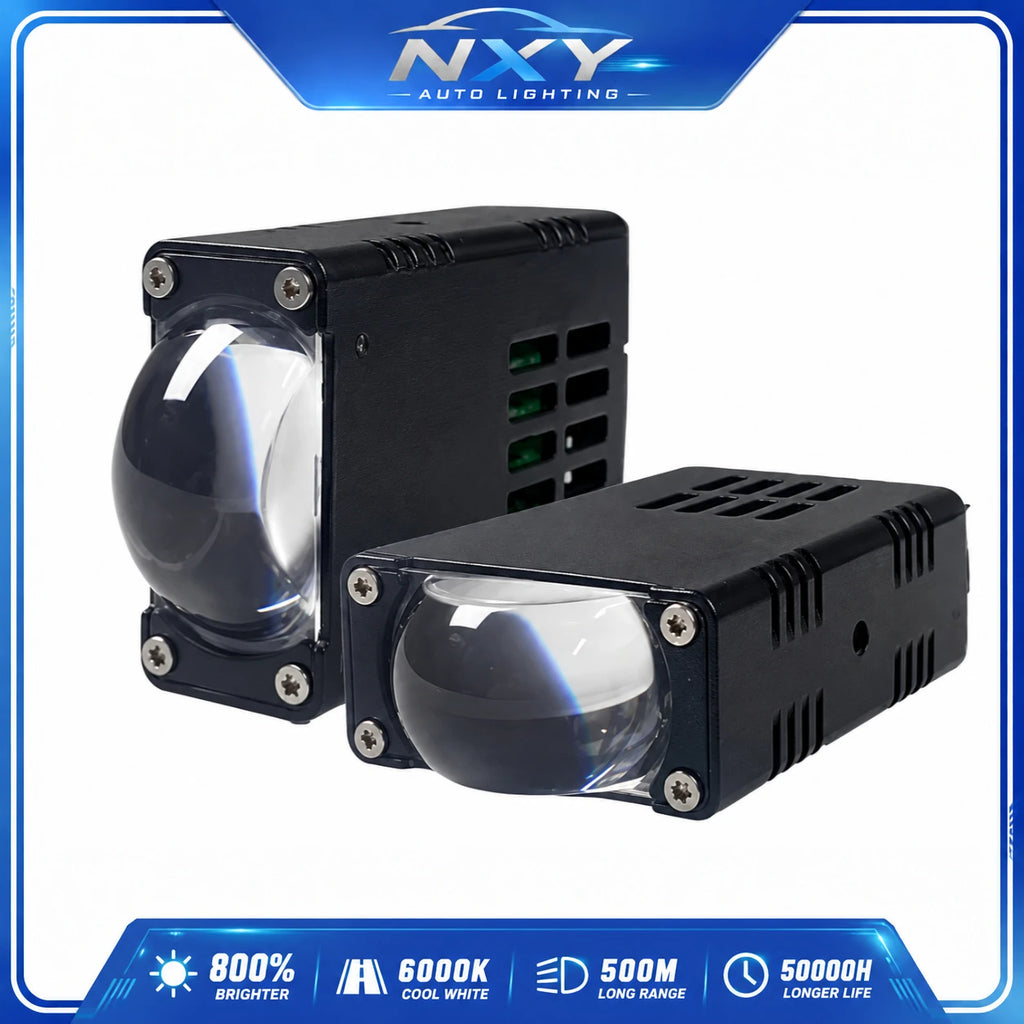NXY NX22 LED Headlight Bumper Fog Lamp Projector Lens Mini Driving Light Auxiliary Light For Car Motorcycle Spotlights For Truck