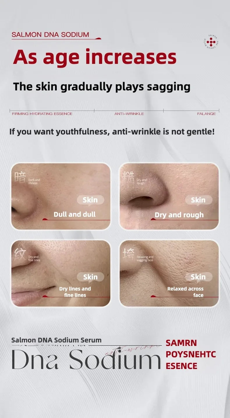 Effective Korea 5ml Salmon DNA  Ampoule Skin Booster Serum Kit Skin Whitening Moisturizing For 0.3mm Meso Serum Good Quality