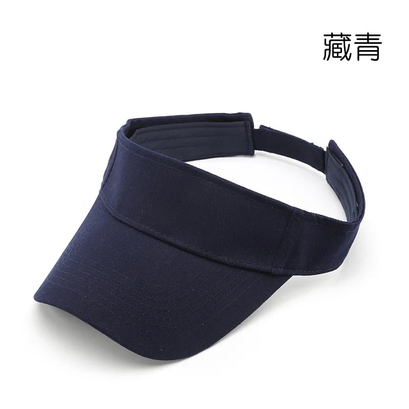 Fashionable retro solid color flat brim baseball cap, outdoor women's sun protection breathable open-top cap, duckbill cap