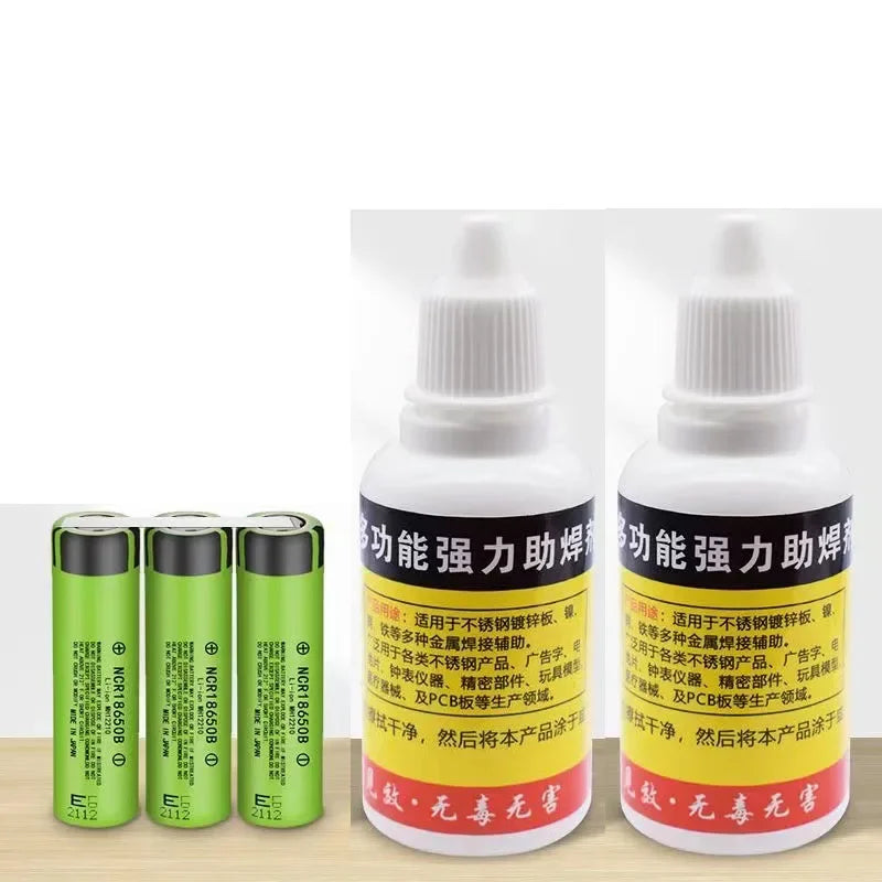 Stainless Steel Liquid Welding Flux 60ml Non-clean Fast Welding Battery Copper Iron Soldering Flux Supply DIY Rework Repair Tool