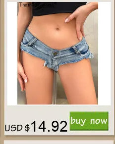 Sexy Hole Denim Shorts Women 2026 Summer Night Club Party Short Jeans Y2K Streetwear Hot Pants Twerk Shorts Jean Woman Clothing