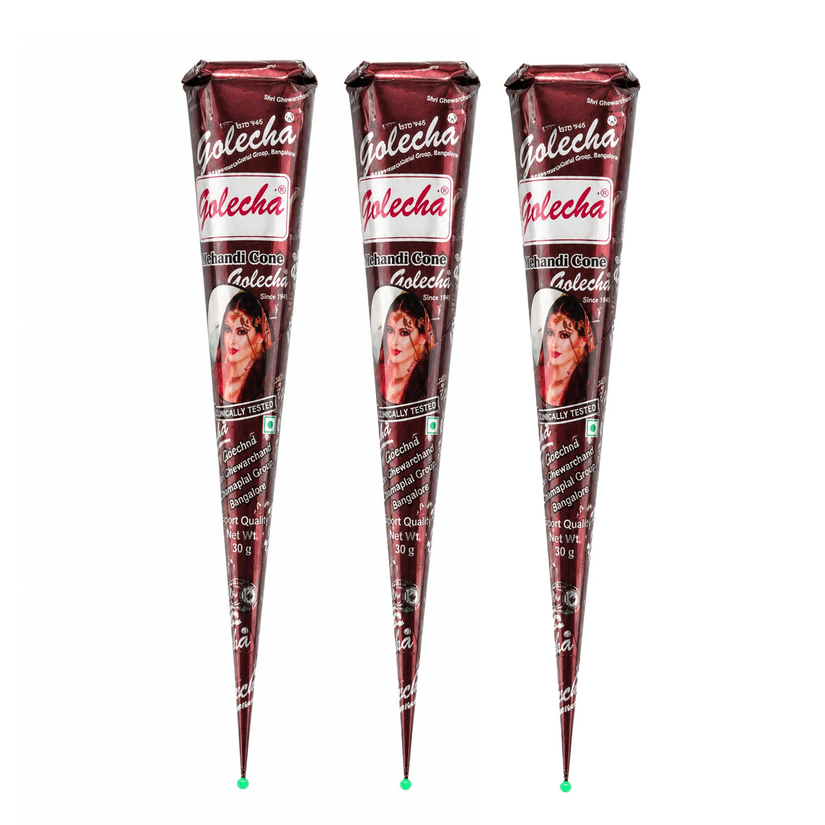 GOLECHA Brown Henna Tattoo Pigment Paste 30g For Faux Freckles Mehndi Body Art Temporary Tattoo Supplies Natural Skin Tint Cone