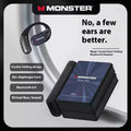 MONSTER AC530 Wireless Bluetooth Earphones Noise-Canceling Wireless Bio-Fiber Dynamic Driver Foldable Music Earphones Gift
