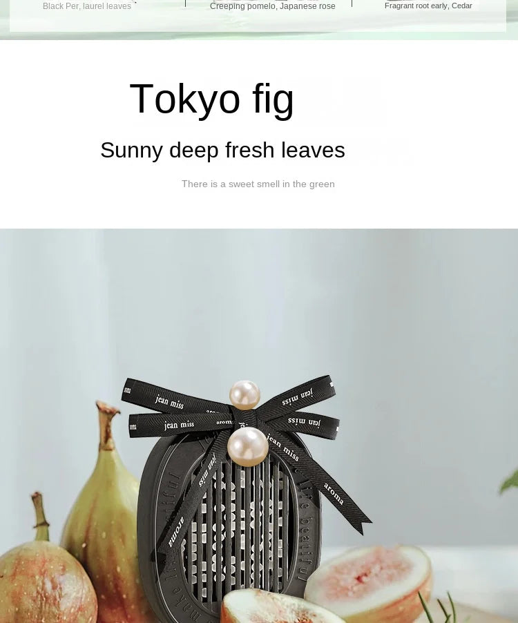 Car Fragrance Diffuser Natural Scented Car Perfume Pendant Decorate long-lasting aromatherapy fragrance piece car deodorization