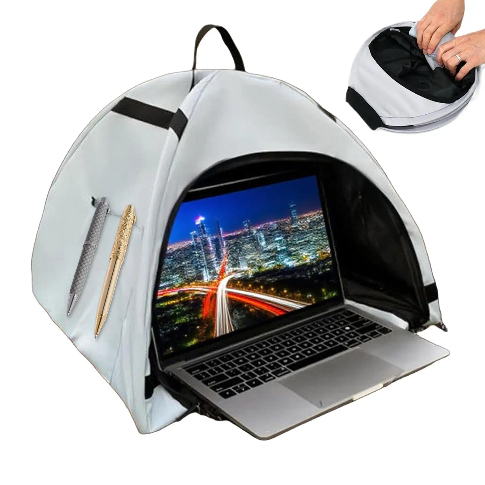 Portable Laptop Sunshade Universal Foldable Laptop Sunshade Privacy Protection Cover Suitable For 13-16 Inches Laptop