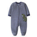 Newborn Baby Boy Girl Rompers Clothes Autumn Pajamas Zipper Fleece Infants  Baby Outfit Cartoon Jumpsuit Clothing 3-12 Months
