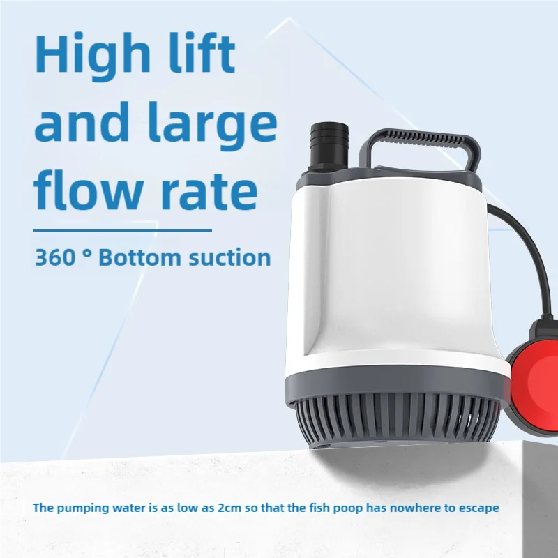 Submersible pump fish pond water bottom suction pump fish pond filtration circulating water pump koi fish pond water device