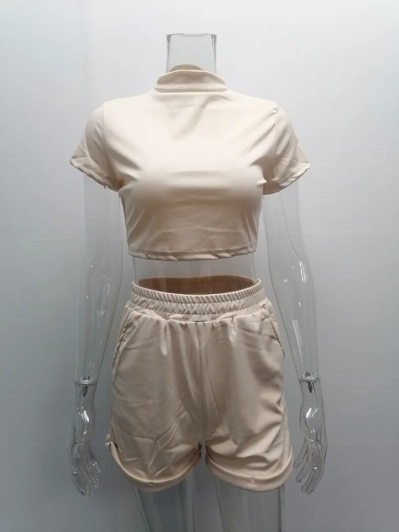 Two Piece Sets for Women 2026 Summer Short Lounge Short Sets Sweatsuit with Pocket Beach Vacation Outfits Sweatsuits Tracksuit