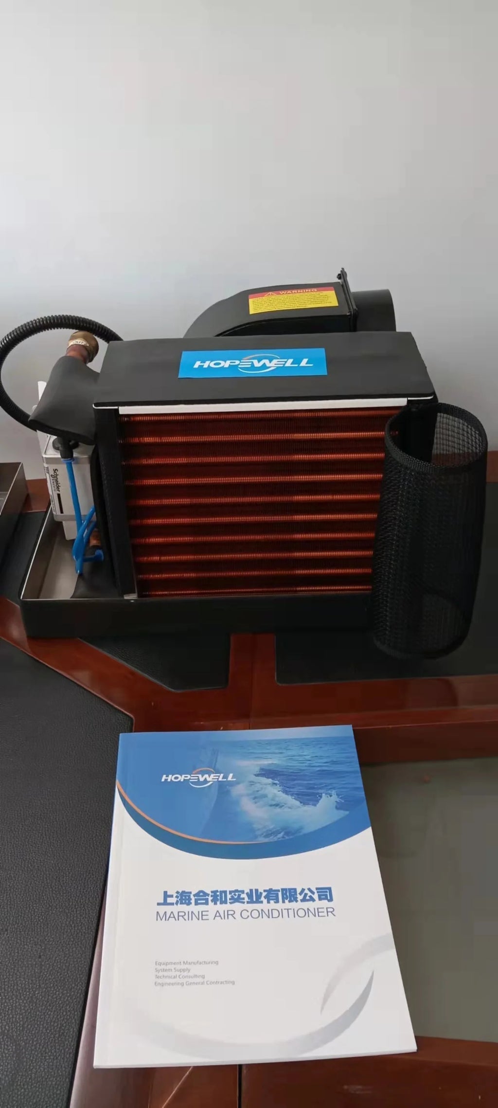 Fan Coil Unit Chilled Water air Handler for Hvac Syst 36000BTU Copper Wire Marine Landing Fan Coil