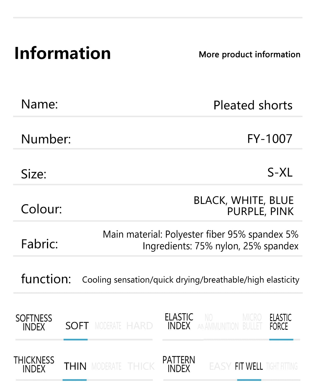 Stretch Outdoor Activities Gym Shorts for Summer Training Women's Quick Dry Sport Pleated Shorts with Hidden Pocket