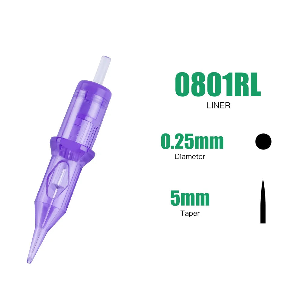 Mast PRO SMP Tattoo Cartridge Needles PMU Art Makeup Needle 1RL 3RL Round Liner Permanent Makeup for Eyeliner Lip Tattoo Supply