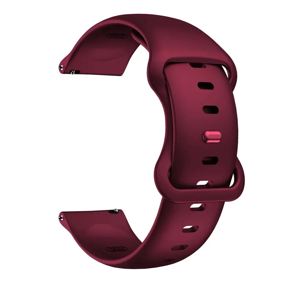 Strap For Amazfit GTS 2/4/3/GTS 2/4 Mini/GTR 4/2/2e 20mm/22mm Watch Silicone Sport Bracelet Amazfit bip 5 3/S/u pro Series band