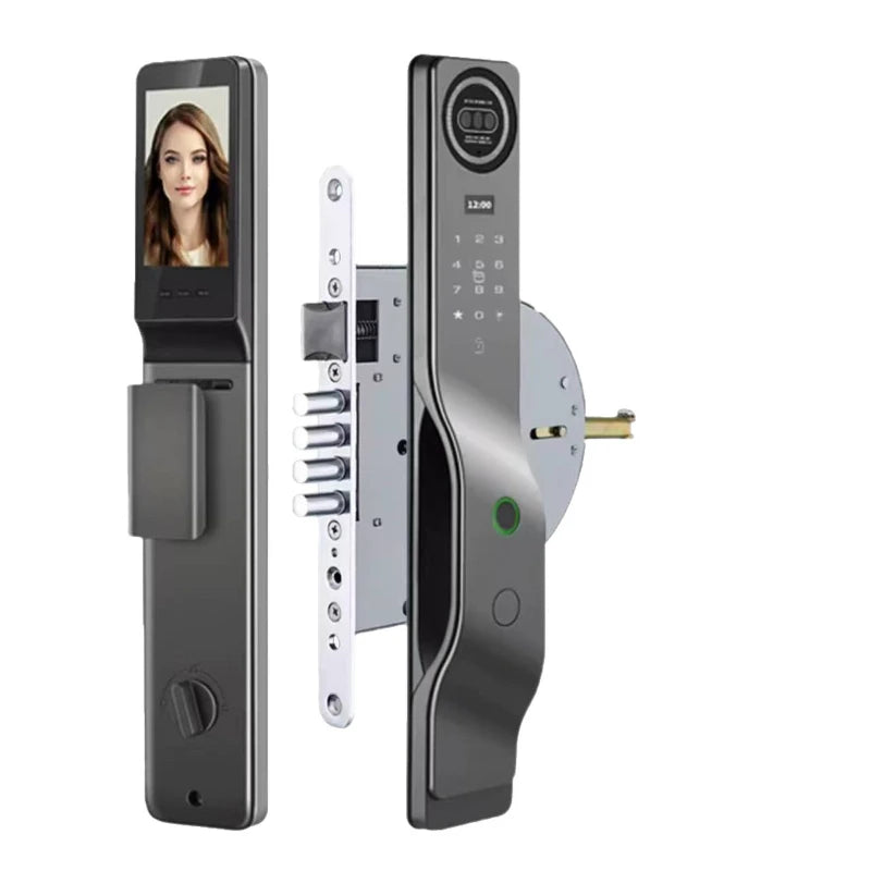 Intelligent Automatic Israeli Round Head Square Tongue Lock Body 6590 Replaces Old-fashioned Fingerprint Lock