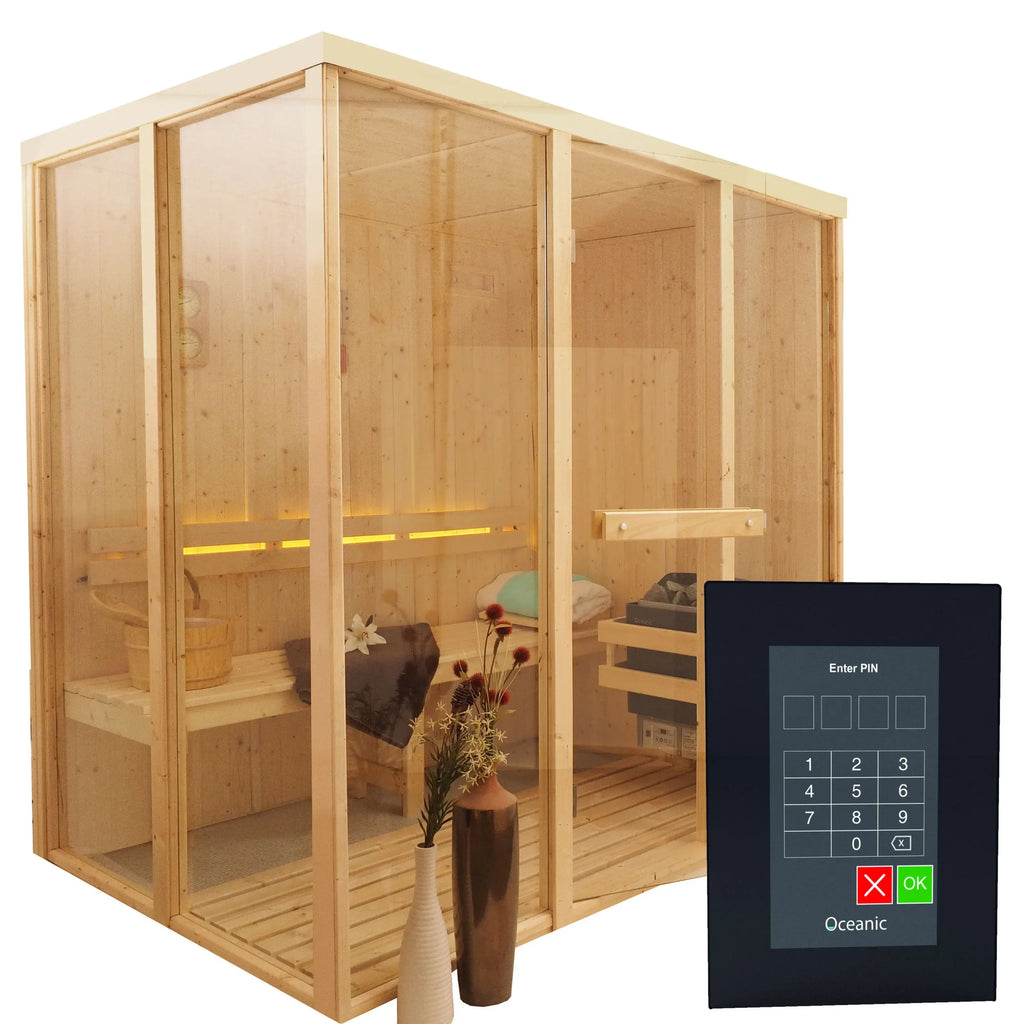 Oceanic real Touch screen controller high peormance for steam generator and sauna heater