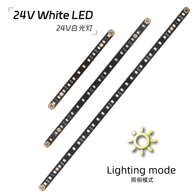 Mellow 2Pcs Daylight PCB Kit 5V RGB / White LED Bar For 3D Printer Voron 0.1/0.2 2.4 Trident 350/300/250 Micron+ Lamp Bar