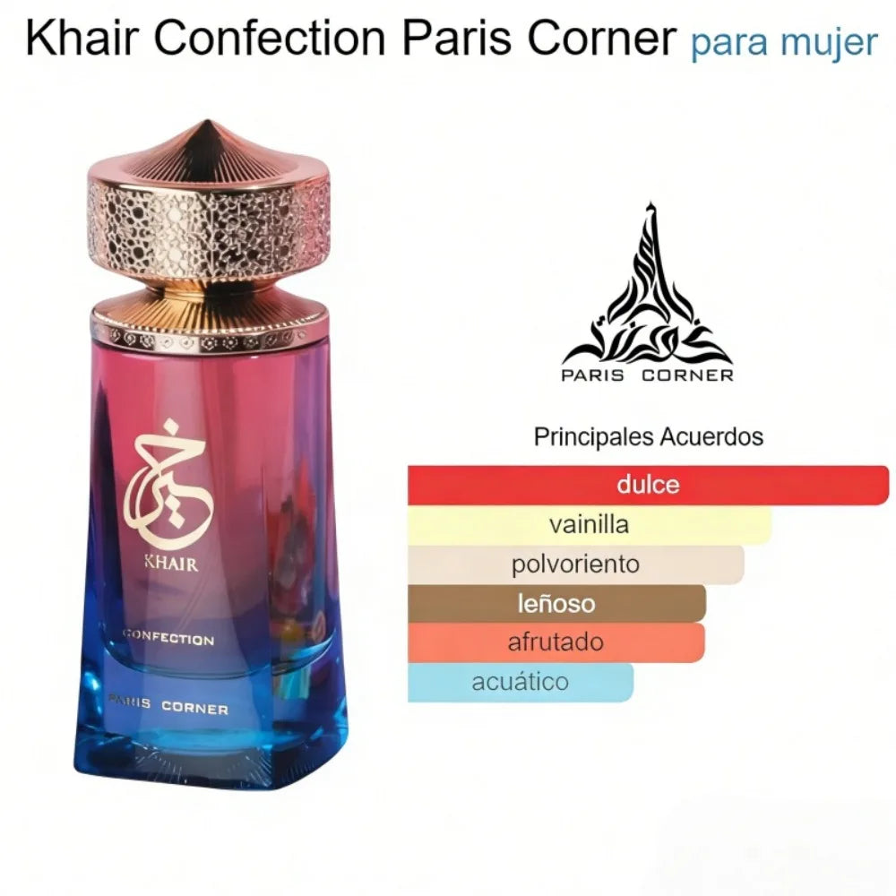 Sweet Confectionery Women's Perfume Unisex 100ml Sweet Fruity, Blossom, Sandalwood Gourmand Fragrance Long-Lasting Scent