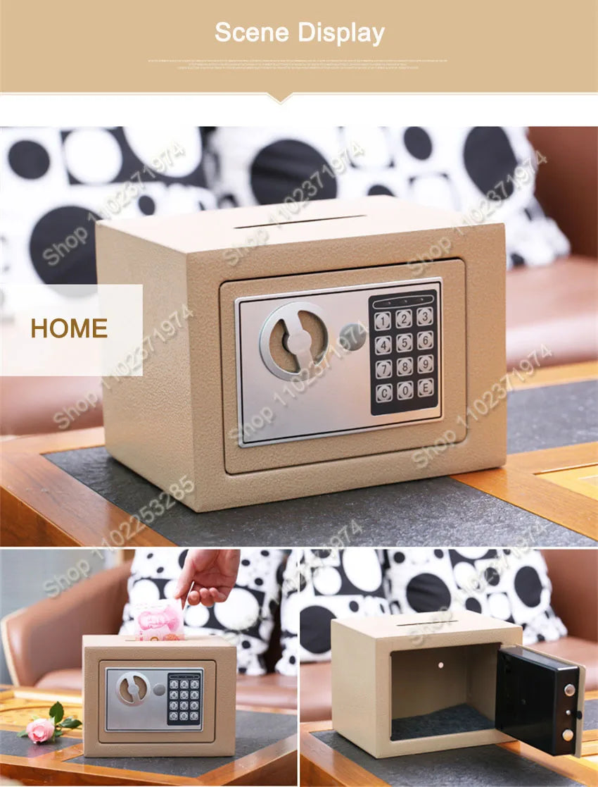 Electronic Digital Keypad Lock Safe Security Box for Home Office