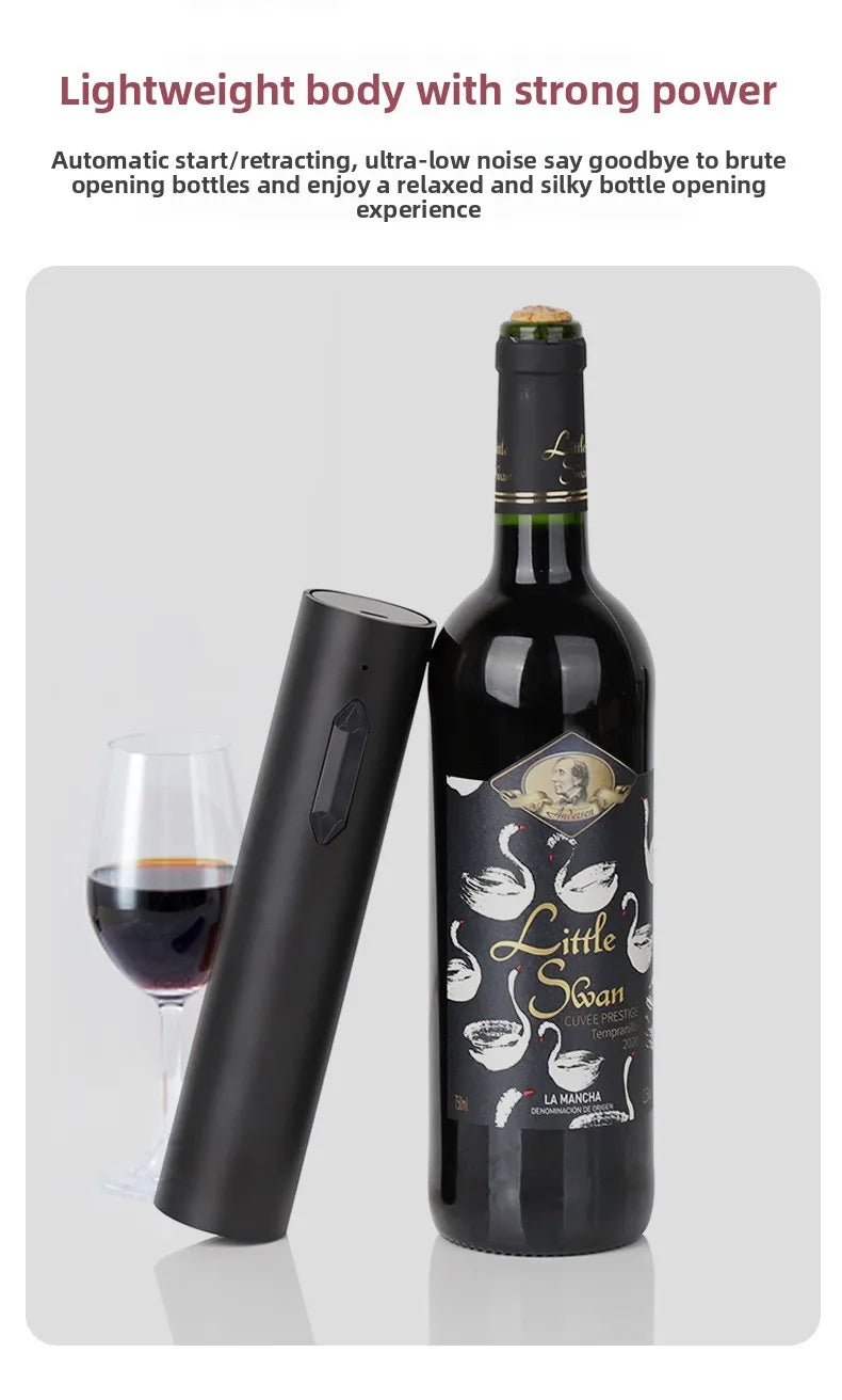 Usb Rechargeable Electric Wine Opener Automatic Red Wine Corkscrew Kitchen Gadgets Bottle Opener for Party Bar Accessories