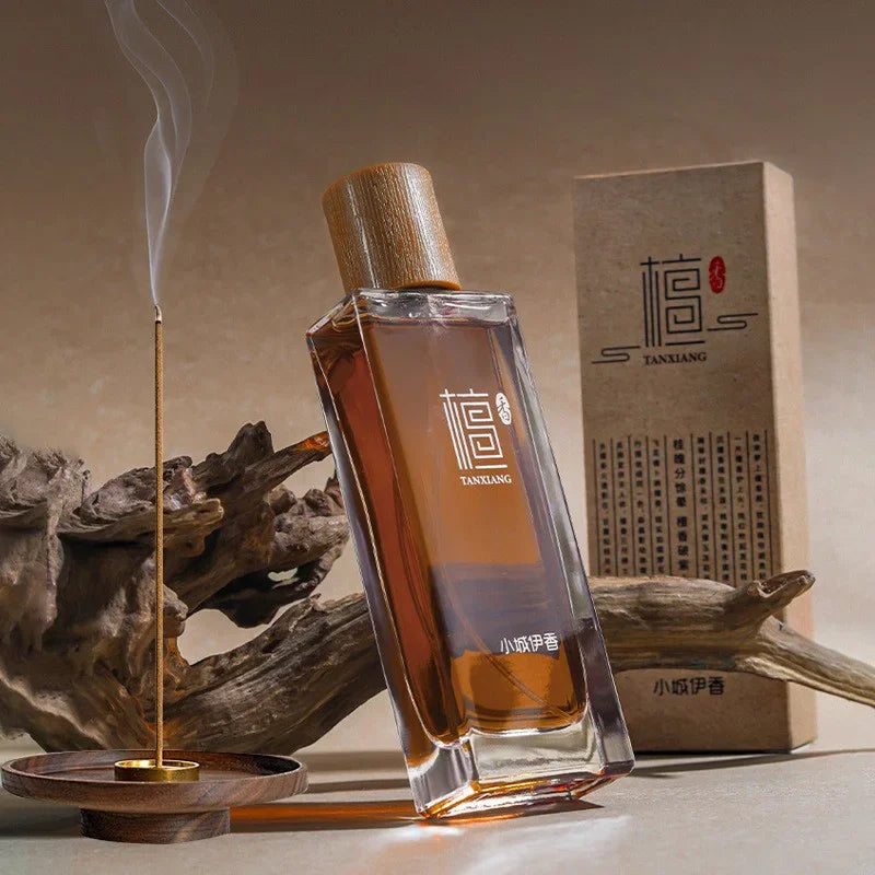 Premium Woody Sandalwood Men's Fragrance Long-lasting Oud Cinnamon Ambergris Eau De Toilette Unisex Woody Fragrance Spray 50ml