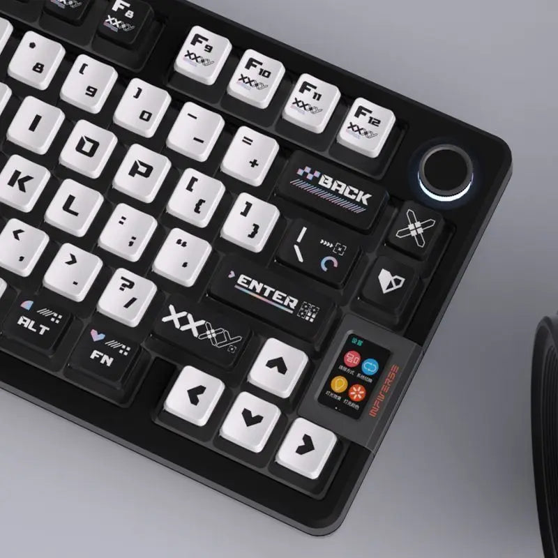 CSGO Print Set Four Side Transparent SAX Pudding Key Cap PC 125 Key for 60/64/84/98/108 Mechanical Keyboard