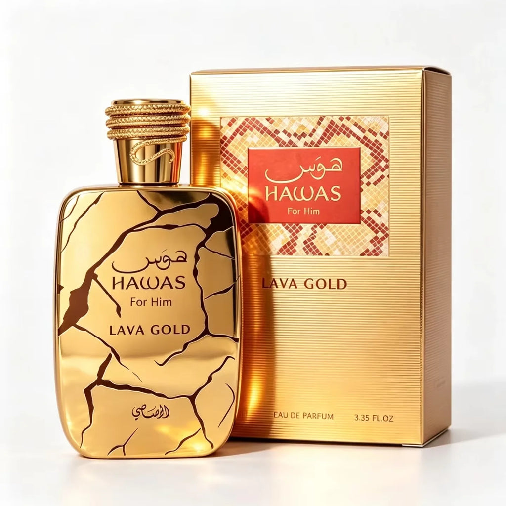 100ML Hawas Ice for Men Eau De Parfum Spray Original Arabian Perfume Men's Fragrance Premium Arabian Long Lasting Fragrance